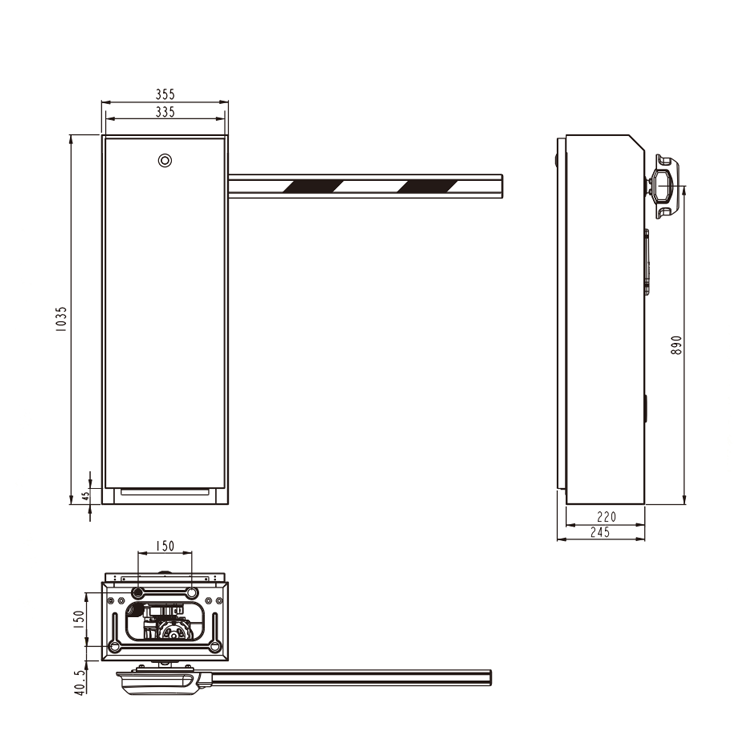Product Dimension Image