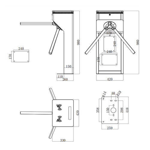 Product Dimension Image