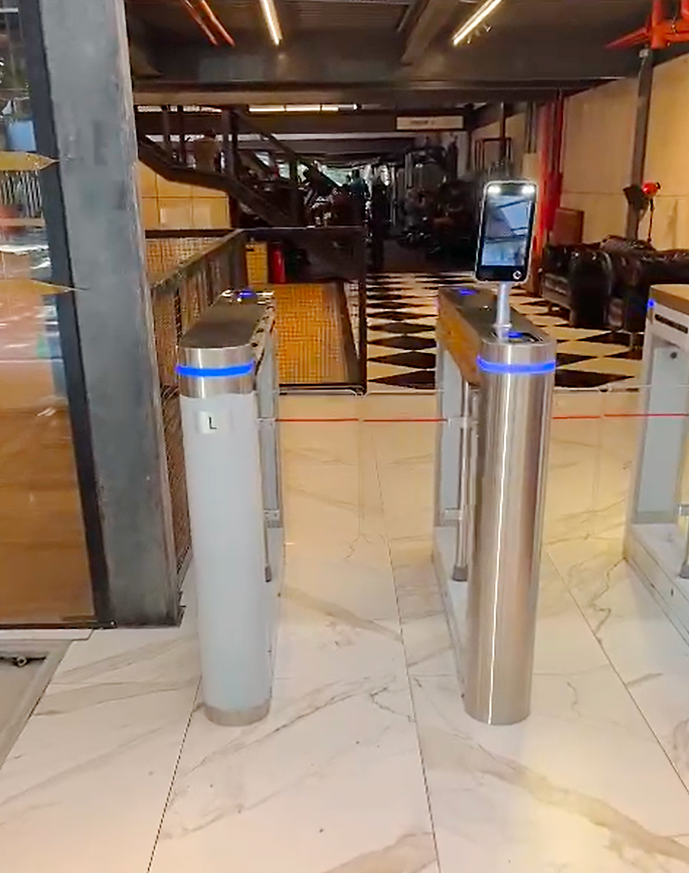Brazilian-AKT321-swing-gate-+-facial-recognition